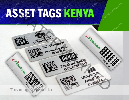 Aluminium Barcode Asset Tags and Labels in Kenya and Africa