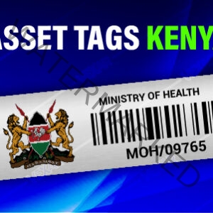 An image of Barcodes Aluminium Asset Tags in Nairobi Kenya