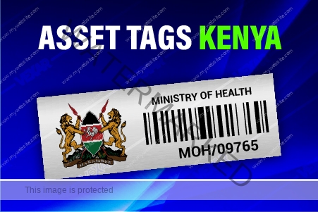 An image of Barcodes Aluminium Asset Tags in Nairobi Kenya