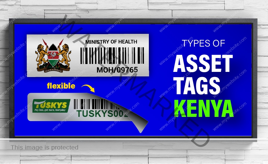 Various Types of Asset Tagging labels in Kenya and Africa